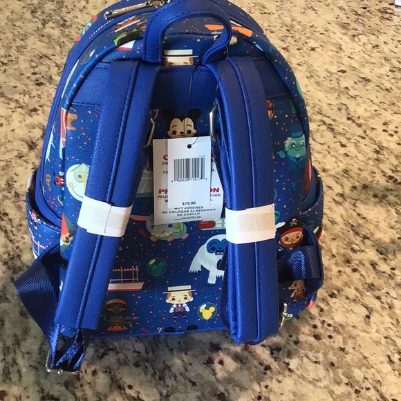 Disney Parks Chibi Loungefly Mini Backpack-Upside down product badge. - Picture 3 of 4